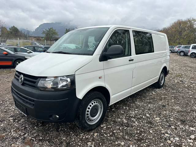 VW Transporter 2.0TDI 140kc LONG 6MESTA - автомобили, коли, обяви за нови и употребявани 6