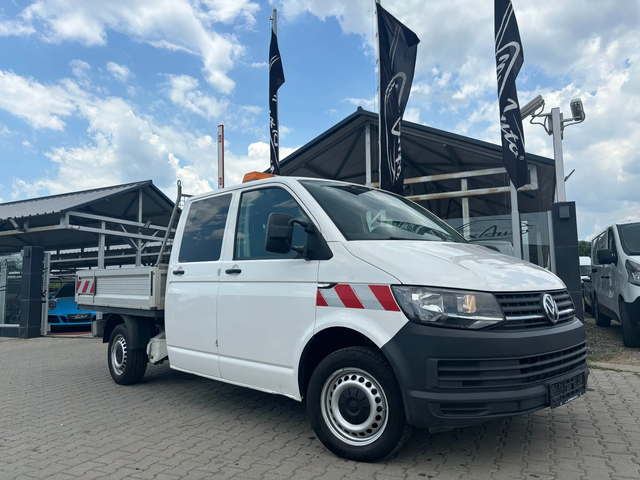 VW Transporter 2.0TDI#T6#LONG#150К.С#DOUBLE CAB#216000KM - автомобили, коли, обяви за нови и употребявани 0